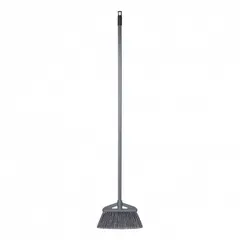 Floor brush with handle polyprop. ,H=132,L=30,B=3cm gray