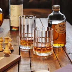 Хайбол (стакан) «Фасетте» стекло 360мл D=70,H=134мм прозр., изображение 3