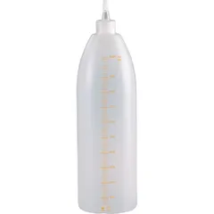 Бутылка мерная с носиком полиэтилен 1л D=8,H=29см матовый, Объем по данным поставщика (мл): 1000