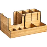 Органайзер для столовых приборов 9 отделений дуб,лак ,H=14,L=31,B=18,5см деревян.