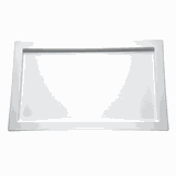 Блюдо сервировочное «Фрэймс» прямоугольное пластик ,L=53,B=32,5см белый