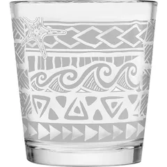 Олд фэшн (стакан) «Кахико» стекло 360мл белый,прозр.