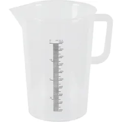 Стакан мерный с ручкой полипроп. 2л D=15,H=21,5см прозр.