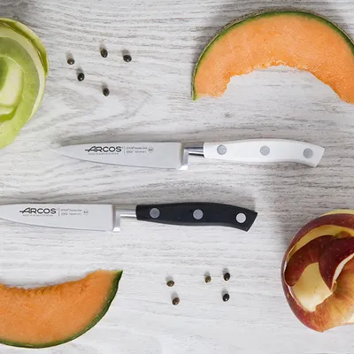 Нож для чистки овощей и фруктов «Ривьера» сталь нерж.,полиоксиметилен ,L=20/10,B=2см черный,металлич, изображение 2
