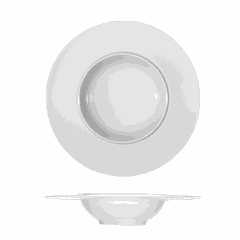 Pasta plate “Compliment”  porcelain  D=28cm  white