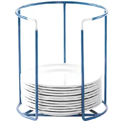 Plate stand stainless steel D=25,H=30cm blue