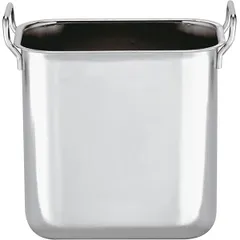 Capacity for water bath 2 handles  stainless steel  5 l , H = 23.5, L = 15.5, B = 15.5 cm