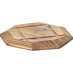 Подставка под горячее 8-угольная сосна ,H=13,L=180,B=180мм коричнев., изображение 2