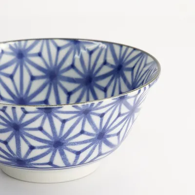 Салатник фарфор 0,55л D=15,H=7см голуб.,белый, изображение 4