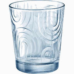 Олд фэшн (стакан) «Аркас» стекло 295мл D=84,H=100мм голуб.