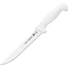 Knife for cleaning bones  stainless steel, plastic , L=295/150, B=25mm  metallic, white