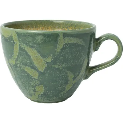 Чашка чайная «Аврора Революшн Джейд» фарфор 350мл D=10,5см зелен.,бежев., Объем по данным поставщика (мл): 350