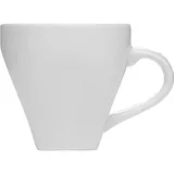 Чашка кофейная «Кунстверк» с квадратным дном фарфор 80мл D=61,H=66,L=80мм белый