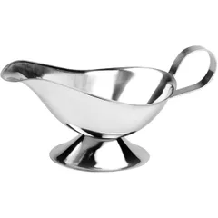 Sauce boat stainless steel 100ml ,H=62,L=140,B=60mm metal.