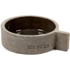 Чашка чайная «ЭфСэКа» бетон 190мл D=11,H=3см серый