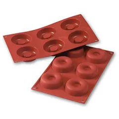 Baking mold “Savarin” [6 cells] silicone D=72,H=21mm