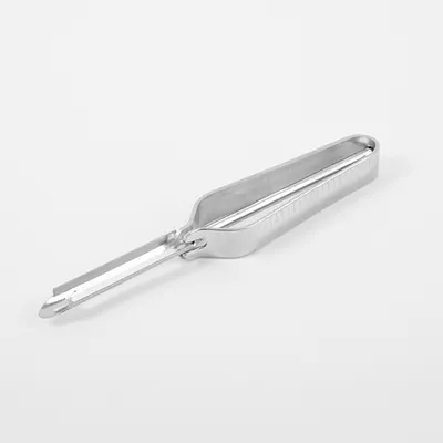 Нож для чистки овощей и фруктов сталь нерж. ,L=15см металлич., изображение 2