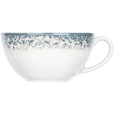 Чашка чайная «Винтаж» фарфор 250мл кремов.,сизый, изображение 2