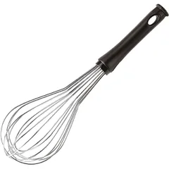 Whisk steel,plastic ,L=35/21,B=10cm metallic,black