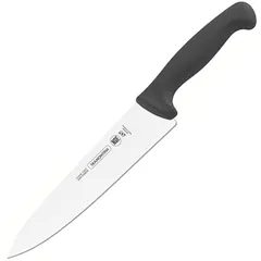 Нож поварской «Профешионал Мастер» сталь нерж.,пластик ,L=34/20см черный