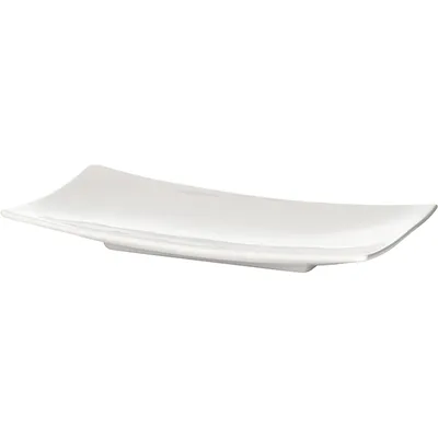 Блюдо «Кунстверк» прямоугольное фарфор ,L=27,5,B=14см белый, Длина (мм): 275, Ширина (мм): 140