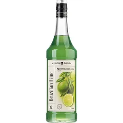 Сироп «Бразильский Лайм» Pinch&Drop уцененный стекло 1л D=85,H=330мм зелен.