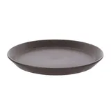 Тарелка «Стоун» керамика D=270,H=25мм граф.,черный