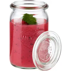 Банка для подачи «Вэк» с крышкой стекло 145мл D=55,H=90мм, изображение 2