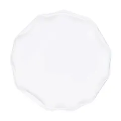 Тарелка «Вейв» с бортом фарфор D=180,H=12мм белый