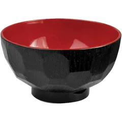 Salad bowl plastic 300ml D=115,H=60mm black,red