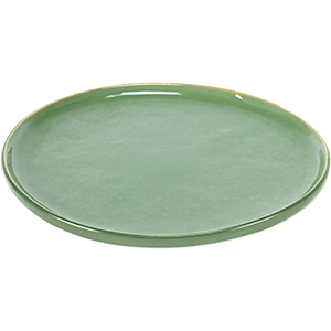 Тарелка «Пьюр» керамика D=16,H=2см зелен.