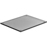 Блюдо для подачи прямоугольное стекло ,H=20,L=325,B=265мм черный,полупрозр.