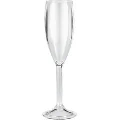 Flute glass  polycarbonate  180 ml  D=5, H=22 cm  clear.