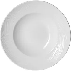 Тарелка глубокая «Спайро» фарфор 450мл D=300,H=55мм белый