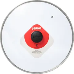 Крышка стекло,пластик D=32см прозр.,черный, изображение 3