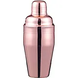 Шейкер европейский «Пробар» сталь нерж. 0,5л D=80,H=205мм роз. золото