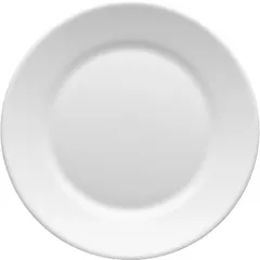 Тарелка «Ресторан» мелкая стекло D=225,H=20мм белый