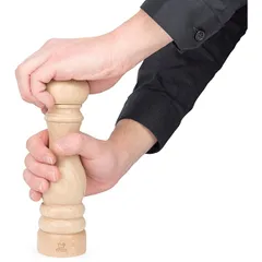 Мельница для перца «Париж» металлический механизм бук,металл D=55,H=220мм св. дерево, изображение 3