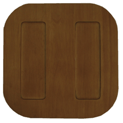 Plate “Taste” square  wood , L=30, B=30cm  dark brown.