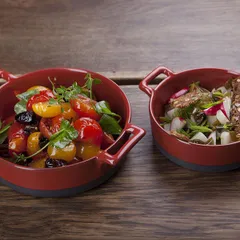 Сковорода порционная «Эклипс» керамика 1л D=185,H=55мм красный,черный, изображение 2