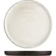 Тарелка «День и ночь» с бортом керамика D=245,H=30мм белый,черный