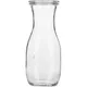 Бутылка с крышкой[6шт] стекло D=60,H=145мм прозр.