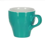 Кружка «Тулип» фарфор 280мл D=90,H=85,L=125мм бирюз.