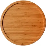 Подставка для блюда «Базальт» для стейка бамбук D=340,H=17мм