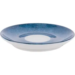 Блюдце «Аида» с декором фарфор D=12см синий, изображение 2