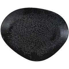 Plate “Nanocream Black”  porcelain  D=30cm  black