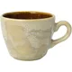 Чашка кофейная «Аврора Везувиус Амбер» фарфор 85мл D=65мм бежев.,амбер