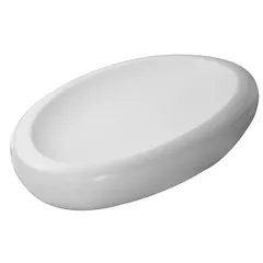 Serving dish “Ninfa” oval  porcelain ,H=45,L=265,B=175mm white