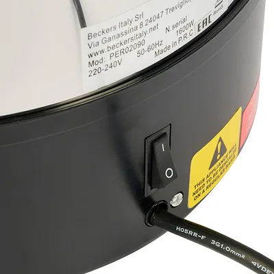 Перколятор «PC 150D» сталь,пластик 15л D=30,5,H=57,6см 1,6Квт металлич.,черный, изображение 5