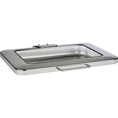 Мармит GN 1/1 со стеклянной крышкой сталь нерж.,стекло 9л ,H=33,L=66,B=48см, изображение 2